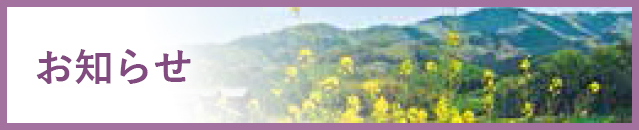 お知らせ